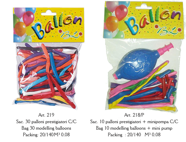 mini pompa per palloncini modellabili